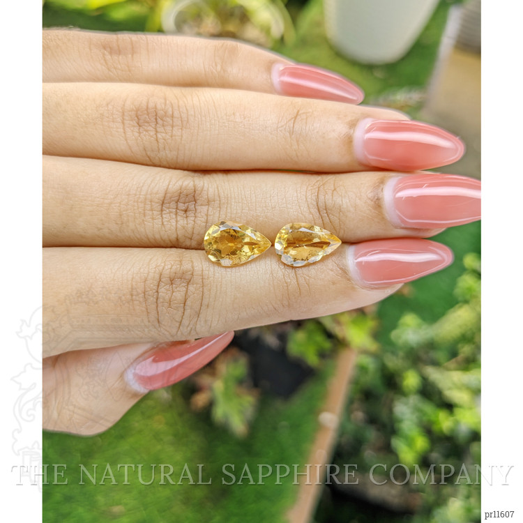 4.51 Ct.Tw. Citrine Pair from Brazil