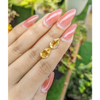 4.51&nbsp;Ct.Tw.Total Carat Weight Citrine Pair from Brazil Life Style