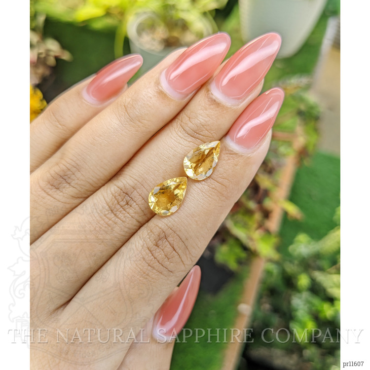 4.51 Ct.Tw. Citrine Pair from Brazil