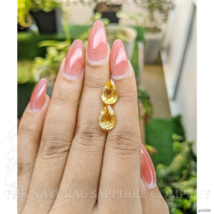 4.94 Ct.Tw. Citrine Pair from Brazil