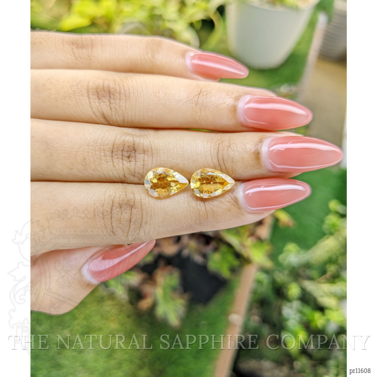 4.94 Ct.Tw. Citrine Pair from Brazil