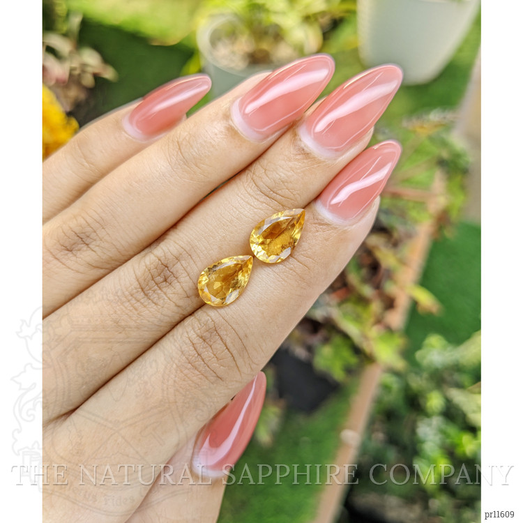 4.61 Ct.Tw. Citrine Pair from Brazil