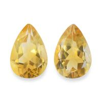 4.74 Ct.Tw. Pear Citrine Pair