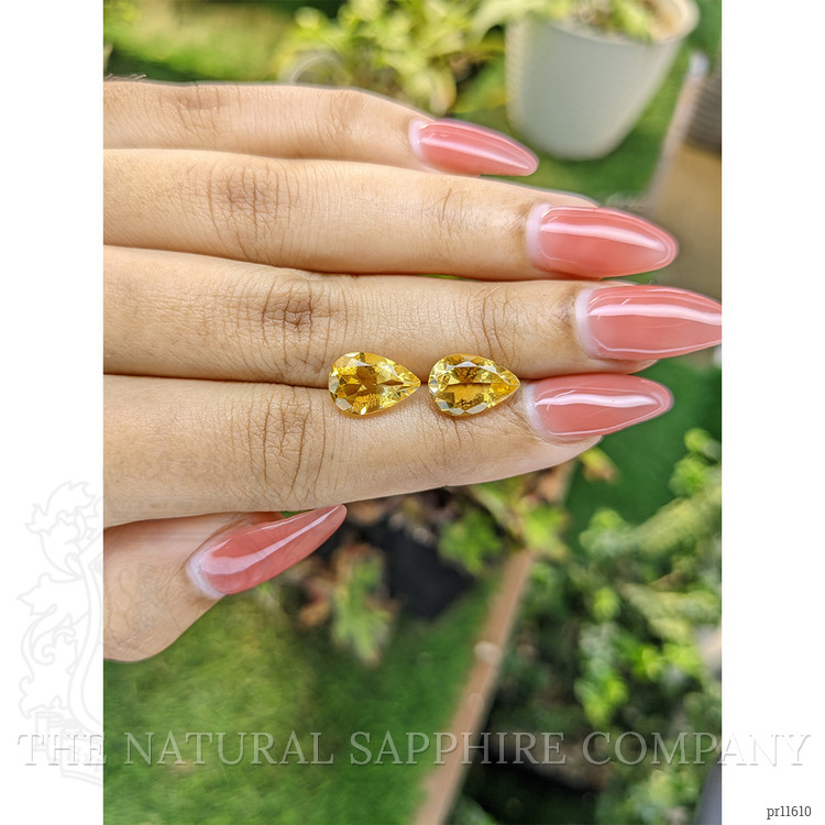 4.74 Ct.Tw. Citrine Pair from Brazil