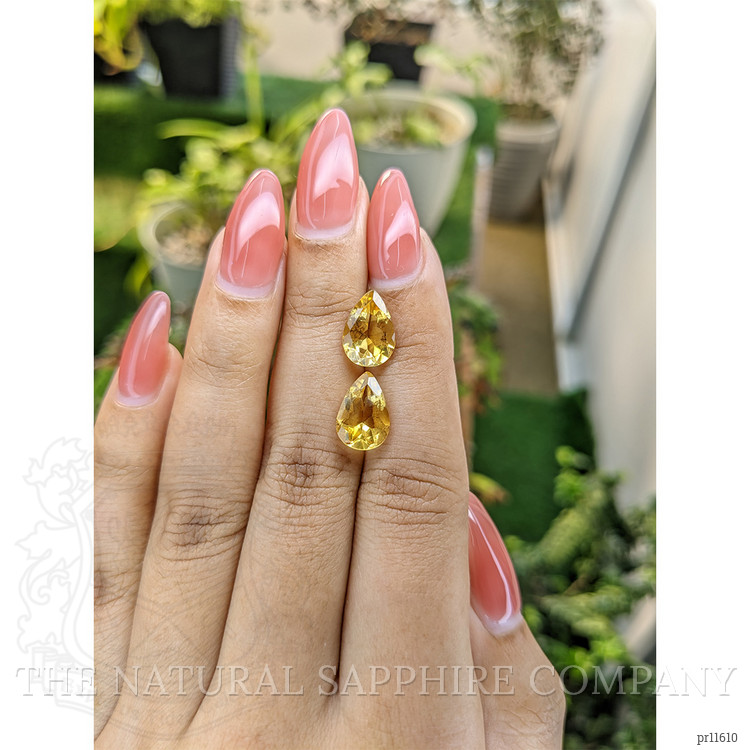 4.74 Ct.Tw. Citrine Pair from Brazil