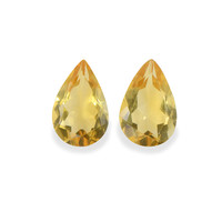 4.58 Ct.Tw. Pear Citrine Pair