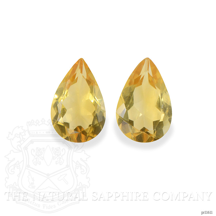 4.58 Ct.Tw. Yellow Citrine Pair from Brazil