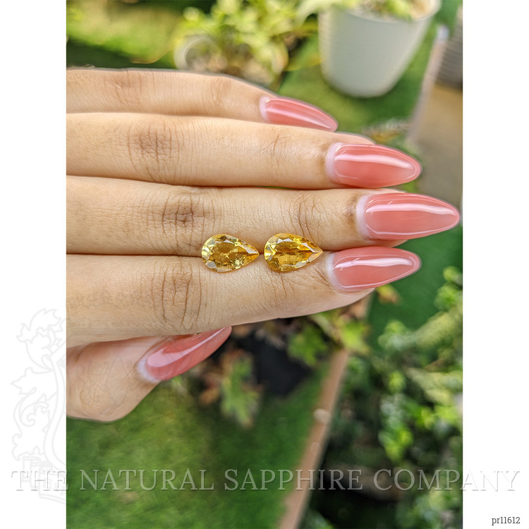 4.35 Ct.Tw. Citrine Pair from Brazil