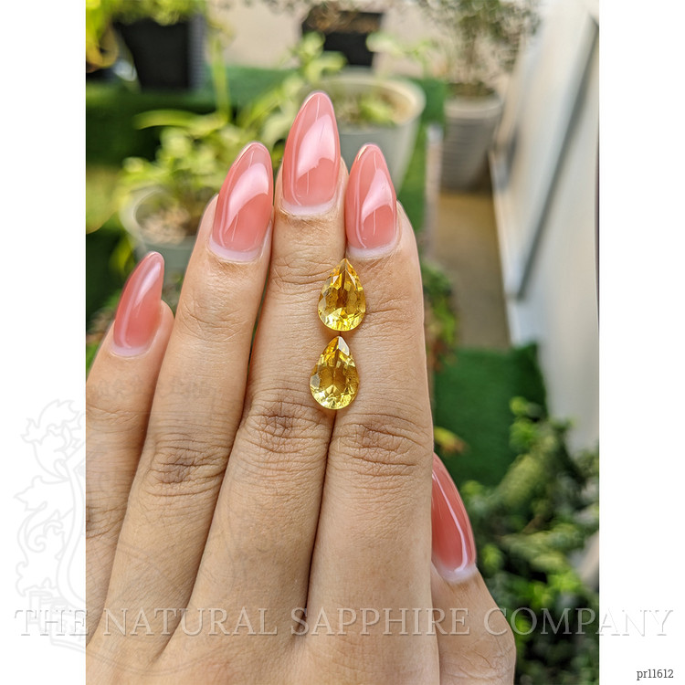 4.35 Ct.Tw. Citrine Pair from Brazil