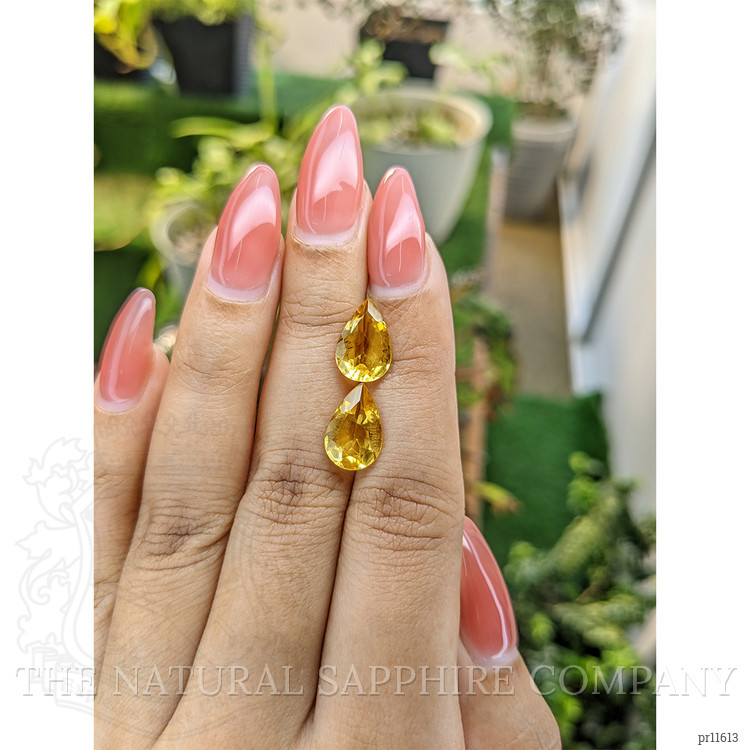 4.27 Ct.Tw. Citrine Pair from Brazil