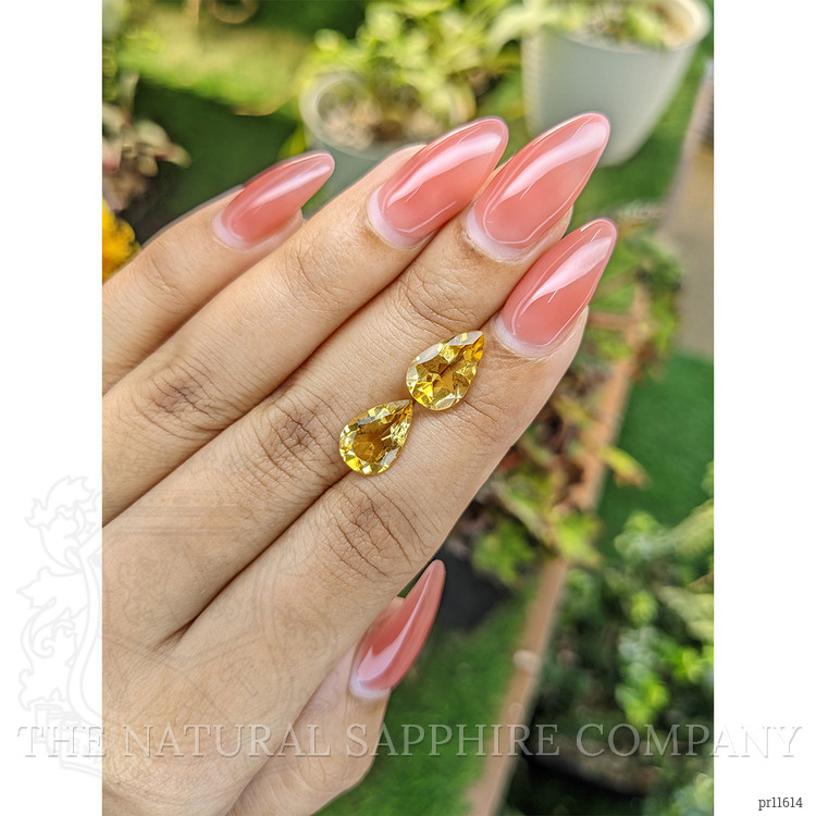 4.78 Ct.Tw. Citrine Pair from Brazil