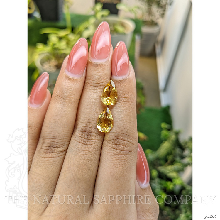 4.78 Ct.Tw. Citrine Pair from Brazil