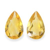 4.00 Ct.Tw.Total Carat Weight Citrine Pair from Brazil Image