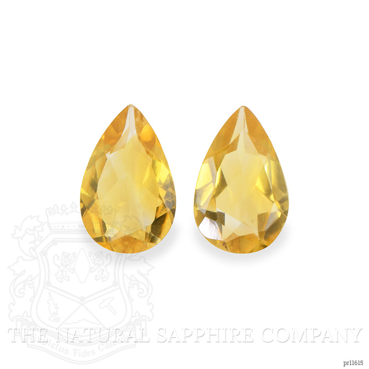 4.00 Ct.Tw. Citrine Pair from Brazil