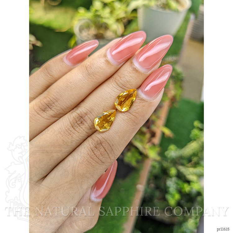 4.00 Ct.Tw. Citrine Pair from Brazil