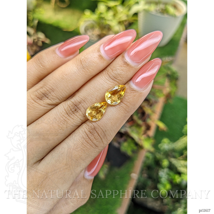 5.18 Ct.Tw. Citrine Pair from Brazil