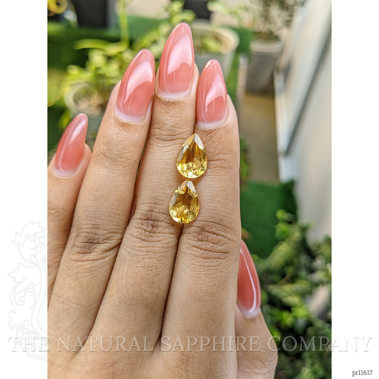 5.18 Ct.Tw. Citrine Pair from Brazil