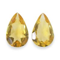 4.23 Ct.Tw. Pear Citrine Pair