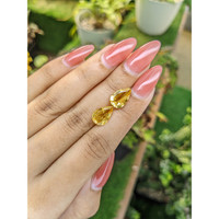 4.23&nbsp;Ct.Tw.Total Carat Weight Citrine Pair from Brazil Life Style