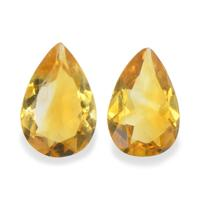 4.16 Ct.Tw. Pear Citrine Pair