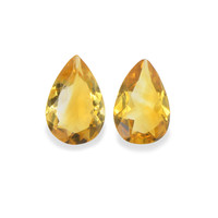 4.16 Ct.Tw. Pear Citrine Pair
