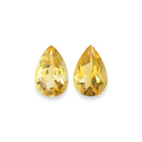5.13 Ct.Tw. Pear Citrine Pair