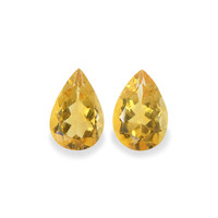 5.05 Ct.Tw. Pear Citrine Pair