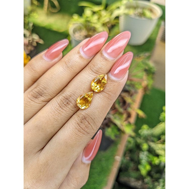 5.05 Ct.Tw. Citrine Pair from Brazil