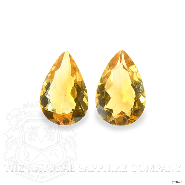 4.62 Ct.Tw. Yellow Citrine Pair from Brazil