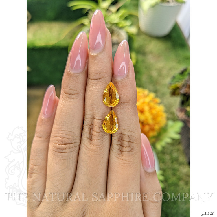 4.62 Ct.Tw. Yellow Citrine Pair from Brazil