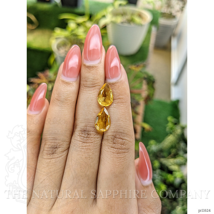 3.92 Ct.Tw. Yellow Citrine Pair from Brazil