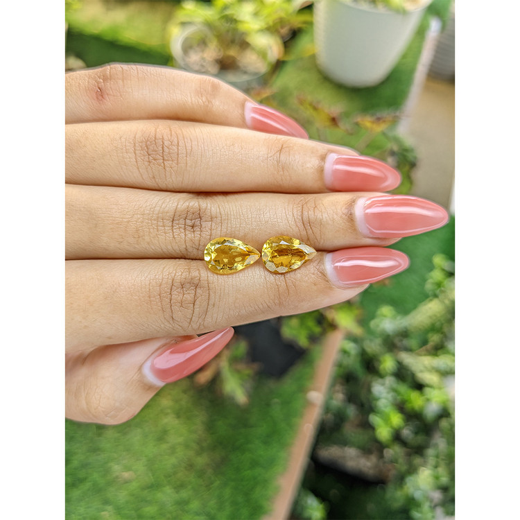 5.02 Ct.Tw. Citrine Pair from Brazil