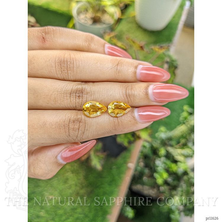 5.18 Ct.Tw. Citrine Pair from Brazil