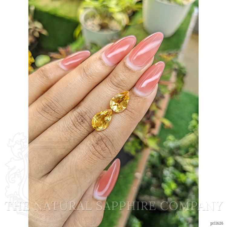 5.18 Ct.Tw. Citrine Pair from Brazil