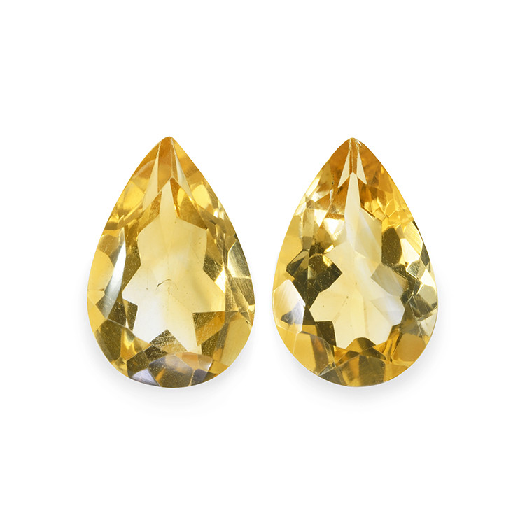 4.88 Ct.Tw. Citrine Pair from Brazil
