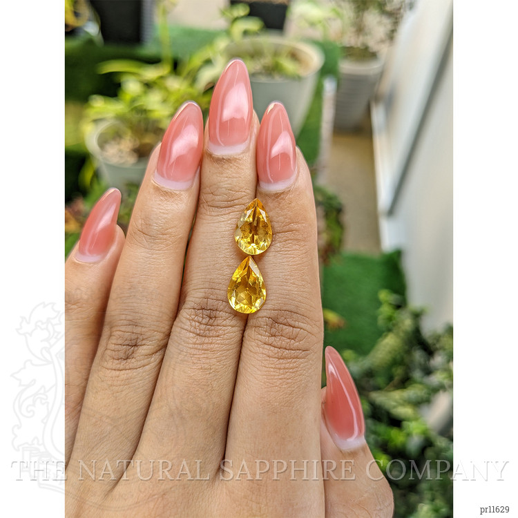 4.88 Ct.Tw. Citrine Pair from Brazil