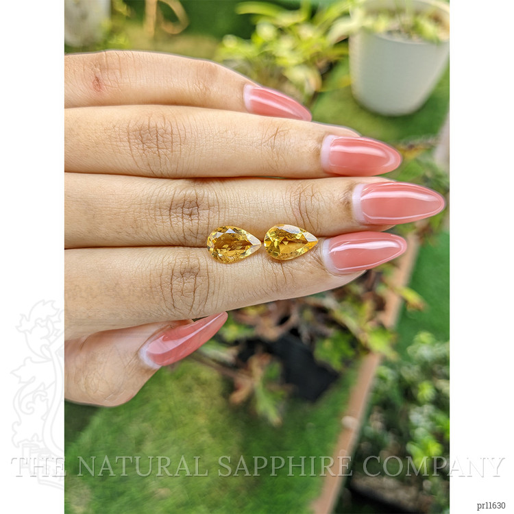 5.10 Ct.Tw. Citrine Pair from Brazil