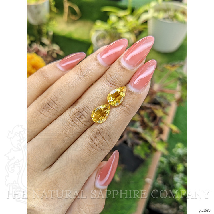 5.10 Ct.Tw. Citrine Pair from Brazil