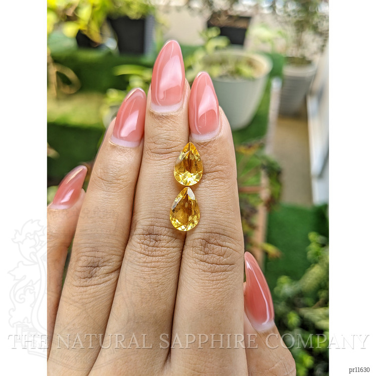 5.10 Ct.Tw. Citrine Pair from Brazil