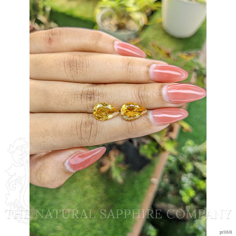 5.68 Ct.Tw. Citrine Pair from Brazil