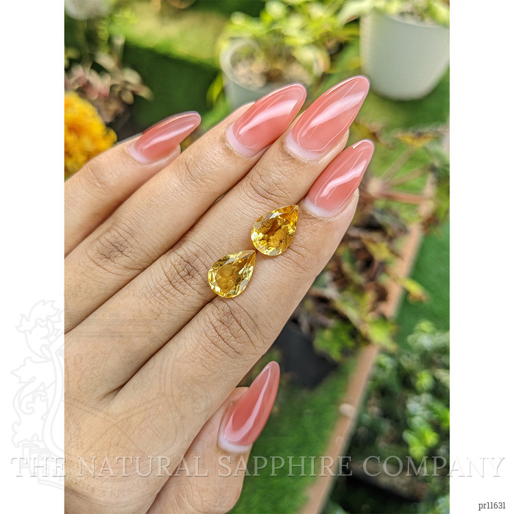 5.68 Ct.Tw. Citrine Pair from Brazil