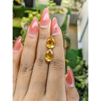 5.68&nbsp;Ct.Tw.Total Carat Weight Citrine Pair from Brazil Life Style