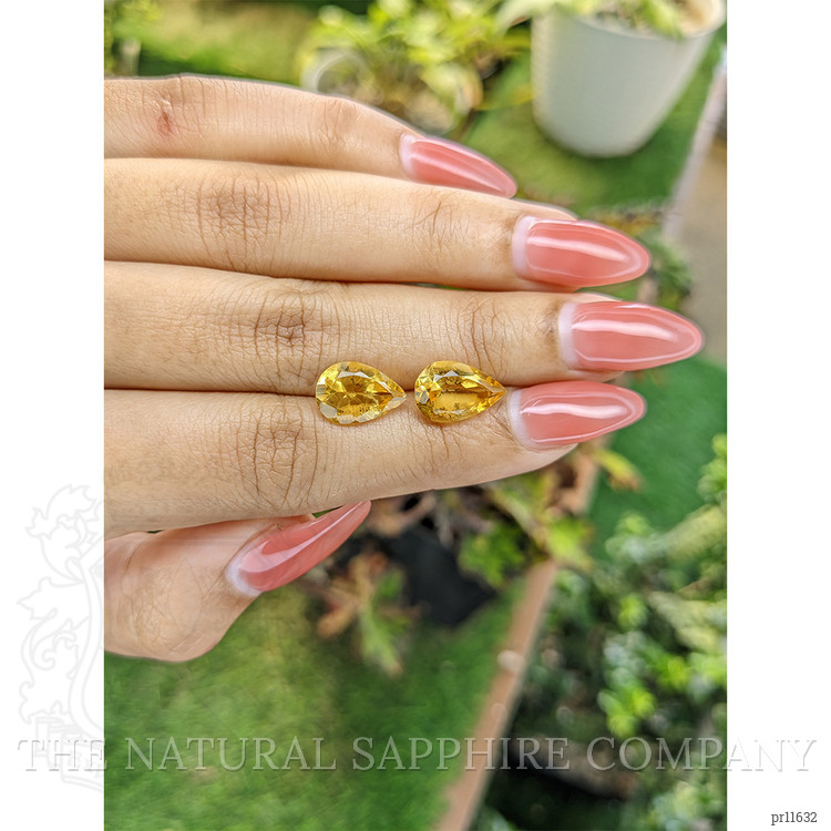 5.34 Ct.Tw. Citrine Pair from Brazil