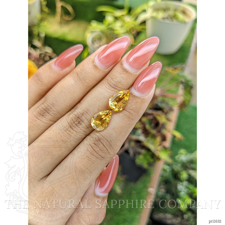 5.34 Ct.Tw. Citrine Pair from Brazil