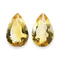 4.52 Ct.Tw. Pear Citrine Pair