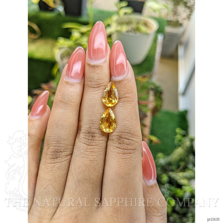 4.52 Ct.Tw. Citrine Pair from Brazil