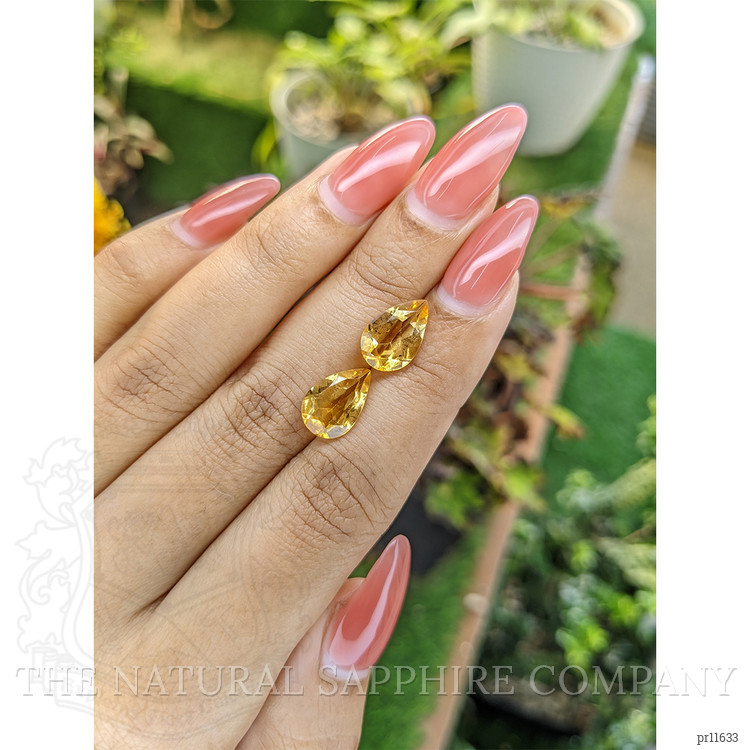 4.52 Ct.Tw. Citrine Pair from Brazil