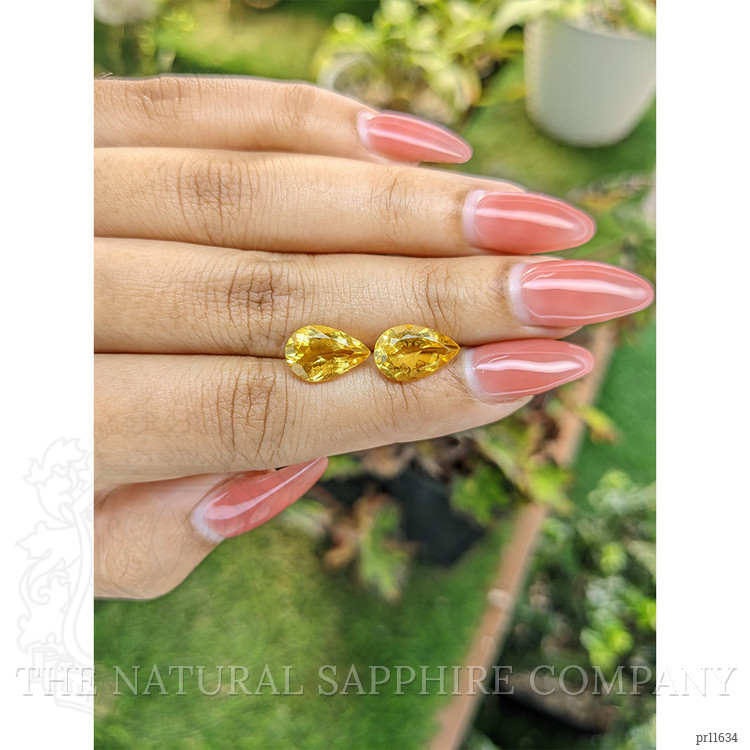 4.91 Ct.Tw. Citrine Pair from Brazil