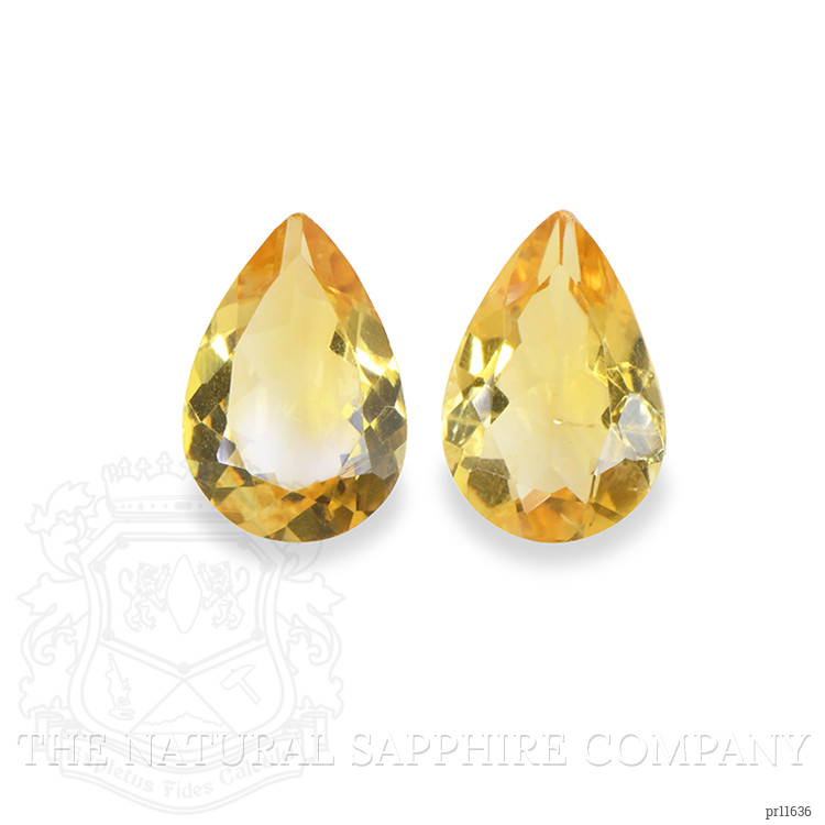 4.33 Ct.Tw. Citrine Pair from Brazil