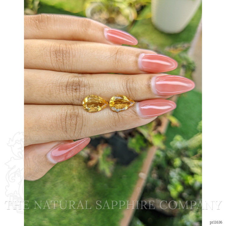 4.33 Ct.Tw. Citrine Pair from Brazil